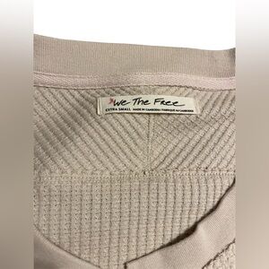 Free people pullover split hem top